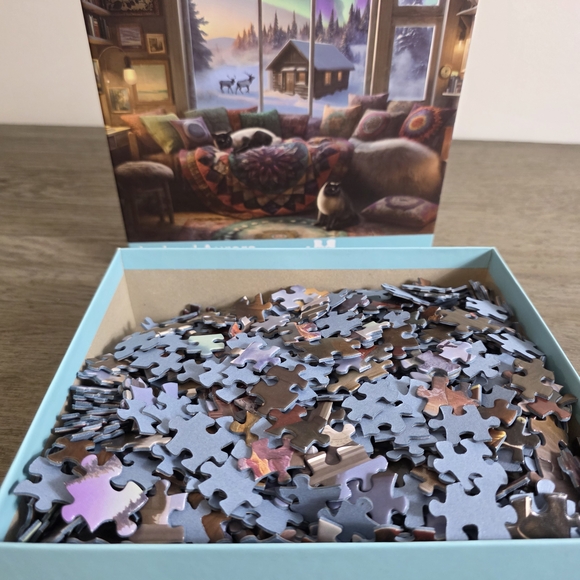 "Cats Relaxing in Europe" Puzzle Set - Picture 6 of 7